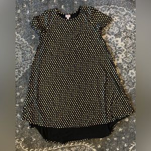 Lularoe Gold Foil Accent Carly